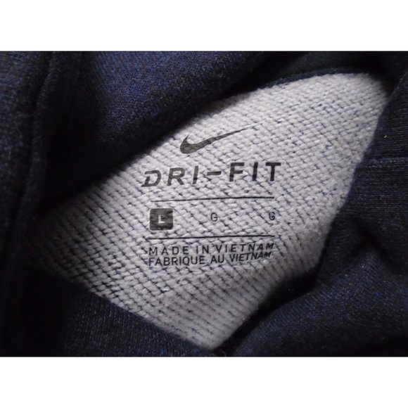NEARLY NEW NIKE DRI-FIT LADIES TURTLE NECK SWEATSHIRT SIZE LARGE NAVY BLUE - Picture 8 of 8
